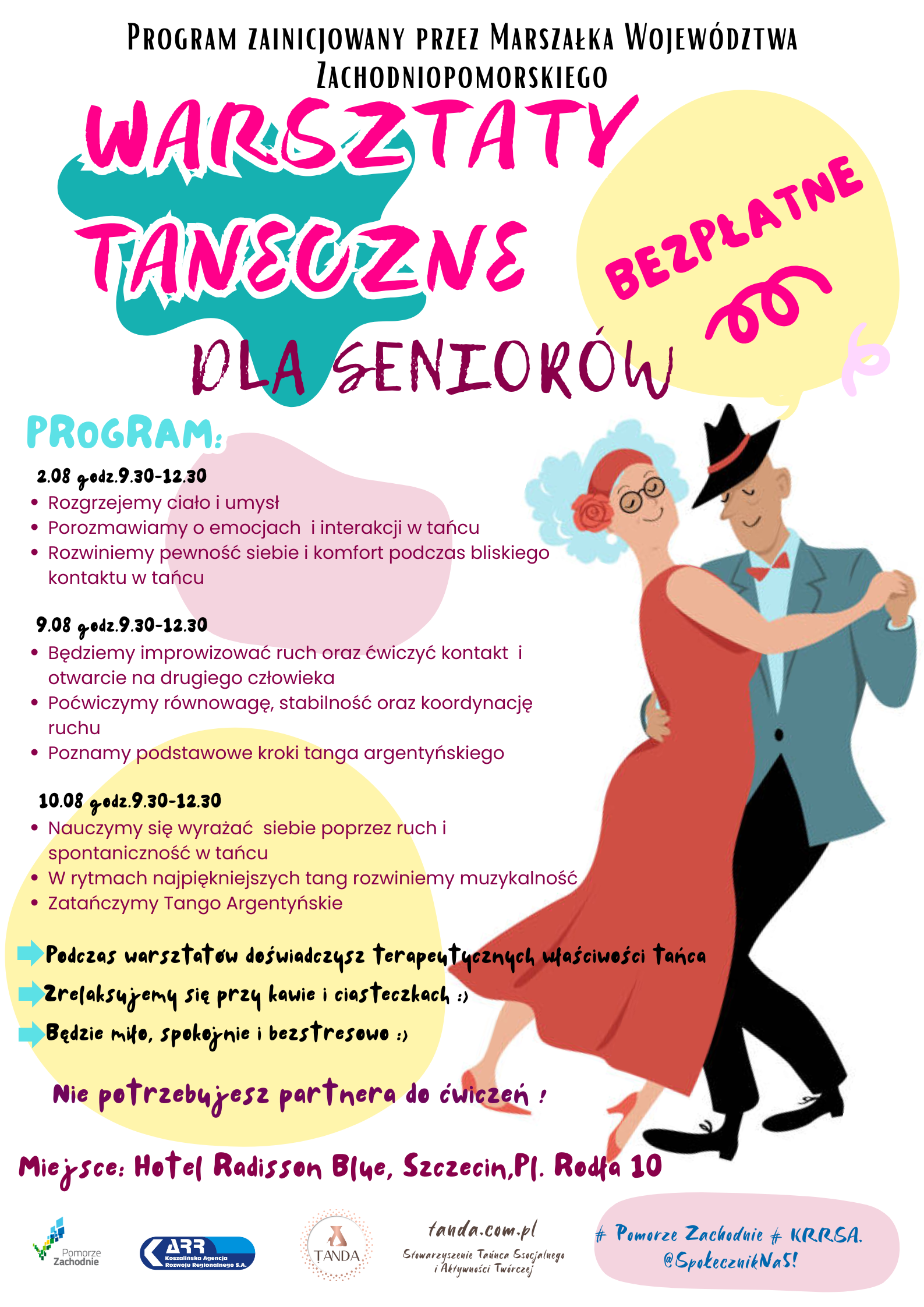 Warsztaty taneczne dla seniorów