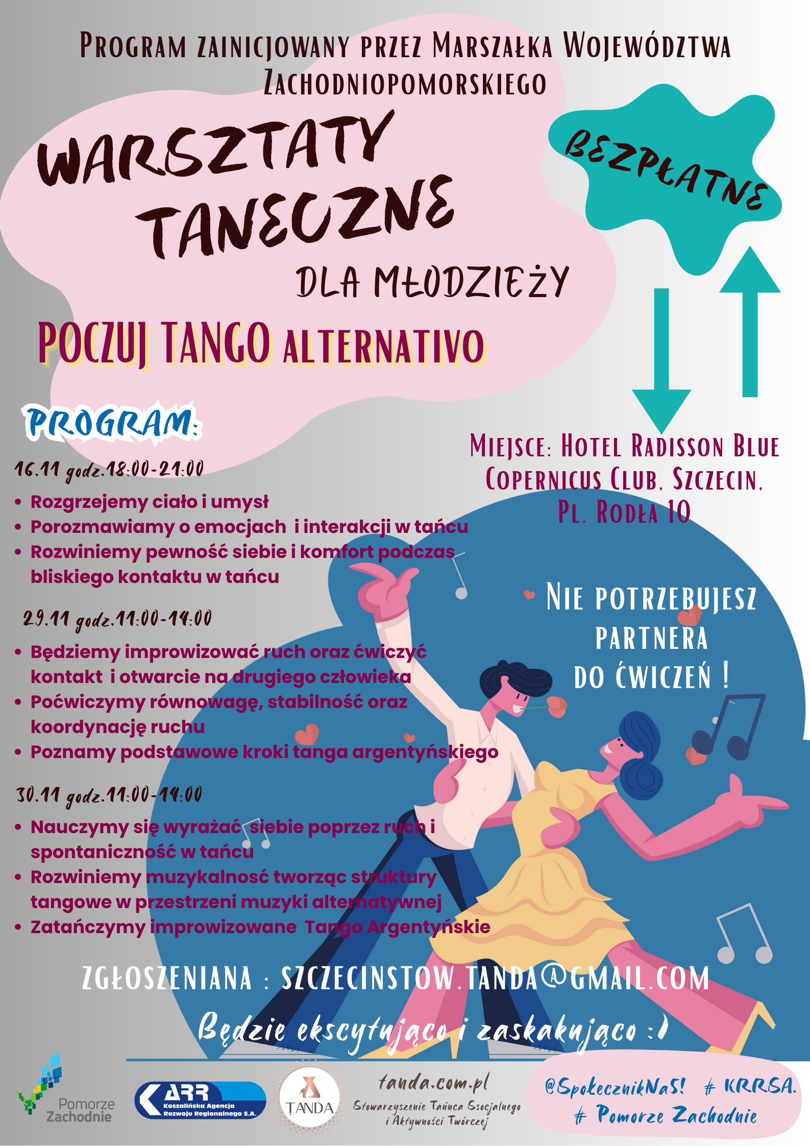 Wyjątkowe warsztaty z tanga argentyńskiego dla młodzieży